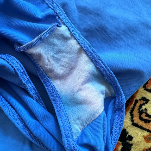 Blue Women's One Piece Swimsuit - Picture 6 of 8